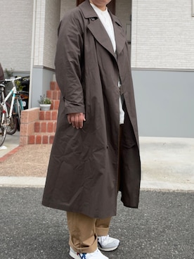 「Graphpaper（グラフペーパー）のアイテム（パンツ）」を使った、SPADE25さん（レディース・167cm）の春コーディネート