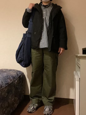 「TEATORA（テアトラ）のアイテム（ジャケット/アウター）」を使った、SPADE25さん（レディース・167cm）の春コーディネート