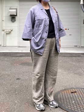 「COLINA de passaros（コリーナ）のアイテム」を使った、SPADE25さん（レディース・167cm）の夏コーディネート