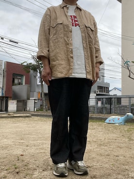 「2002R」｜「アイテム（アクセサリー）」を使った、SPADE25さん（レディース・167cm）の夏コーディネート