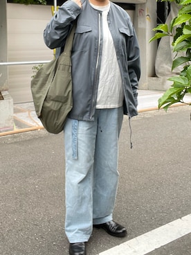 「SEEALL（シーオール）のアイテム（シャツ/ブラウス）」を使った、SPADE25さん（レディース・167cm）の夏コーディネート