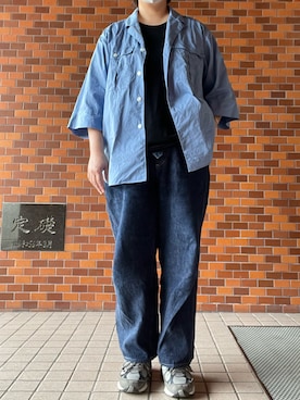 「COLINA de passaros（コリーナ）のアイテム」を使った、SPADE25さん（レディース・167cm）の夏コーディネート