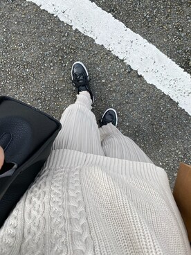 「しまむら（シマムラ）のアイテム（ベスト、ホワイト系）」を使った、aiaiaitarouさん（レディース・164cm）の秋コーディネート