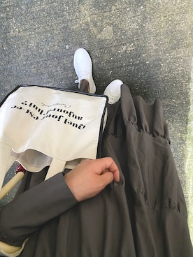 「アイテム（レインシューズ、ホワイト系）」を使った、aiaiaitarouさん（レディース・164cm）の夏コーディネート