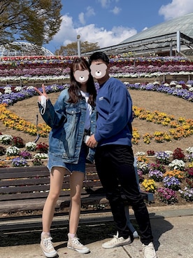 「GRL（グレイル）のアイテム（デニムジャケット）」を使った、natsuさん（レディース・164cm）の秋コーディネート