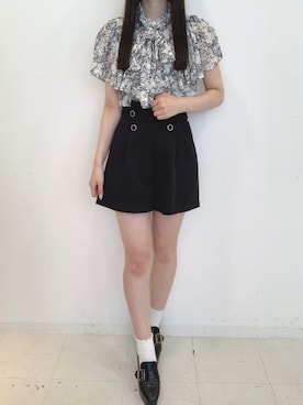 「Crea titty&Co. PETIT（クレアティティーアンドコープチ）のアイテム」を使った、yuka🐰さん（レディース・161cm）の夏コーディネート