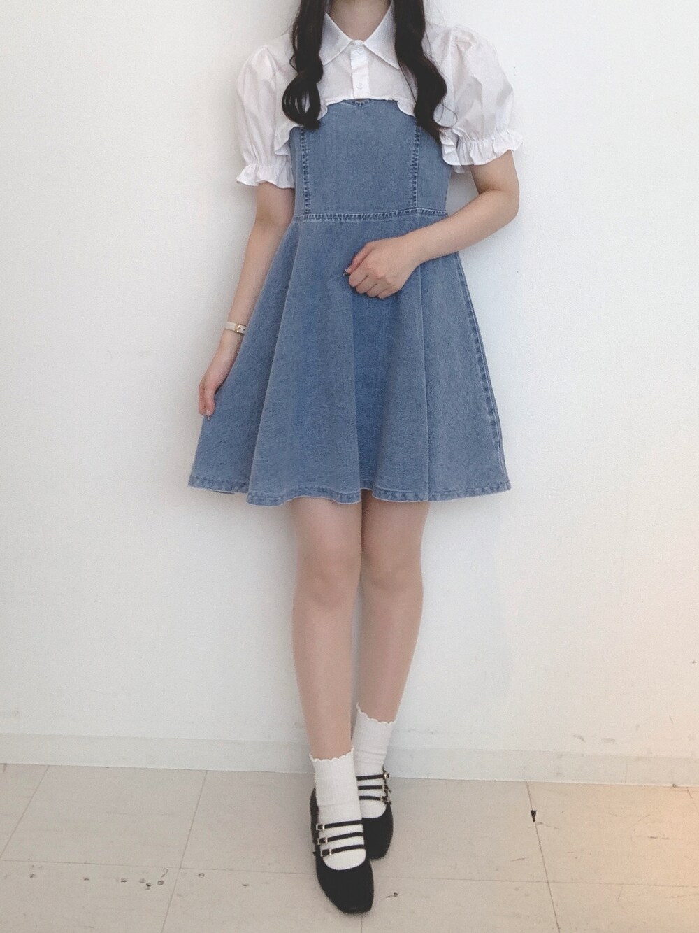 baby Dior デニムワンピースとTシャツセット baby Dior デニムワンピースとTシャツセット baby Dior デニム