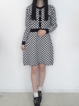 「Crea titty&Co. PETIT（クレアティティーアンドコープチ）のアイテム」を使った、yuka🐰さん（レディース・161cm）の秋コーディネート