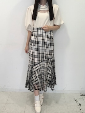 yuka🐰さん（レディース・161cm）の夏コーディネート