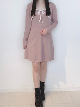 yuka🐰さん（レディース・161cm）の冬コーディネート