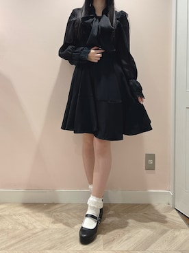 「ミニジャンスカ」｜yuka🐰さん（レディース・161cm）の秋コーディネート