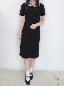 「titty＆Co. PETIT（ティティアンドコープティ）のアイテム」を使った、yuka🐰さん（レディース・161cm）の夏コーディネート