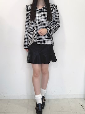 「チドリ柄」｜yuka🐰さん（レディース・161cm）の秋コーディネート