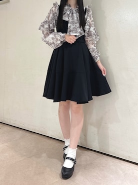 「ミニジャンスカ」｜yuka🐰さん（レディース・161cm）の秋コーディネート