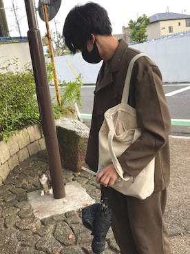 「アイテム（フォーマルスーツ/小物）」を使った、ill2brothersさん（メンズ・170cm・10代）の冬コーディネート