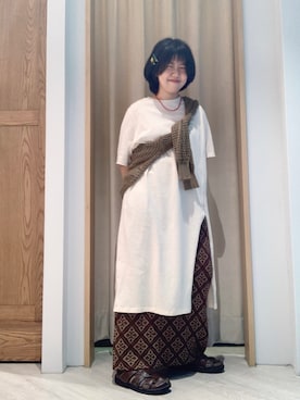 「日系极简」｜wさん（レディース・153cm）の夏コーディネート