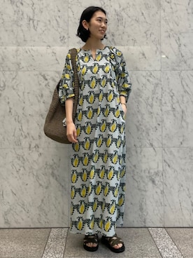 「MACPHEE（マカフィー）のアイテム（ワンピース/ドレス）」を使った、Taniguchi_TOMORROWLANDさん（レディース・158cm）の春コーディネート