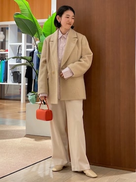 「MACPHEE（マカフィー）のアイテム（ジャケット/アウター）」を使った、Taniguchi_TOMORROWLANDさん（レディース・158cm）の秋コーディネート