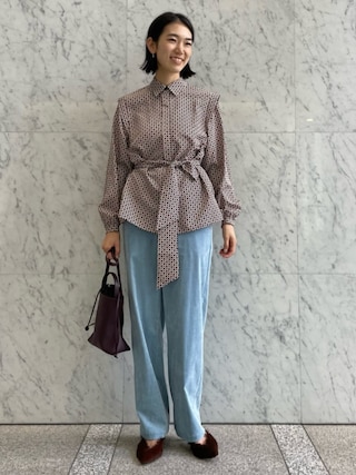トゥモローランド　コモンフラワーブラウス TOMORROWLAND collection 【TOMORROWLAND collection】コモン
