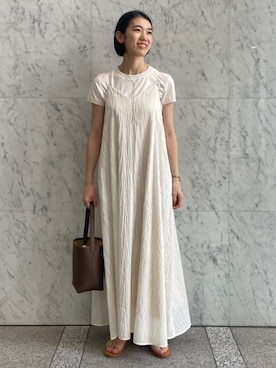 「caban」｜Taniguchi_TOMORROWLANDさん（レディース・158cm）の夏コーディネート