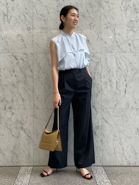 Taniguchi_TOMORROWLANDさん（レディース・158cm）の夏コーディネート