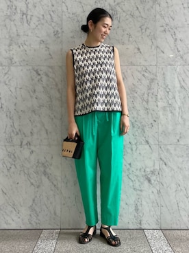 「caban」｜Taniguchi_TOMORROWLANDさん（レディース・158cm）の春コーディネート