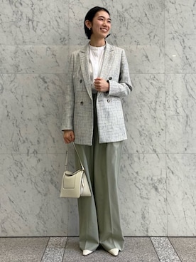 Taniguchi_TOMORROWLANDさん（レディース・158cm）の冬コーディネート