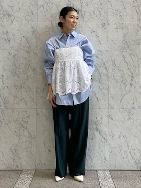 「NE QUITTEZ PAS!（ヌキテパ）のアイテム」を使った、Taniguchi_TOMORROWLANDさん（レディース・158cm）の春コーディネート
