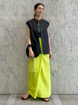 「caban」｜Taniguchi_TOMORROWLANDさん（レディース・158cm）の夏コーディネート