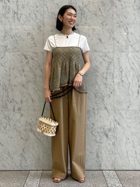 「caban」｜Taniguchi_TOMORROWLANDさん（レディース・158cm）の夏コーディネート