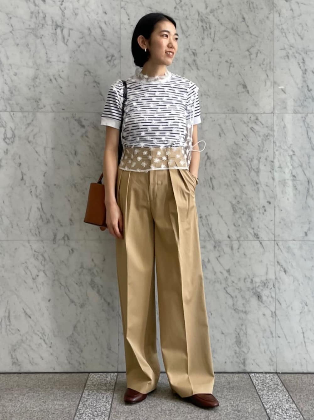 MACPHEE（マカフィー）の「フラッフィーエンブロイダリー ショート