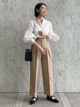 「NE QUITTEZ PAS!（ヌキテパ）のアイテム」を使った、Taniguchi_TOMORROWLANDさん（レディース・158cm）の春コーディネート