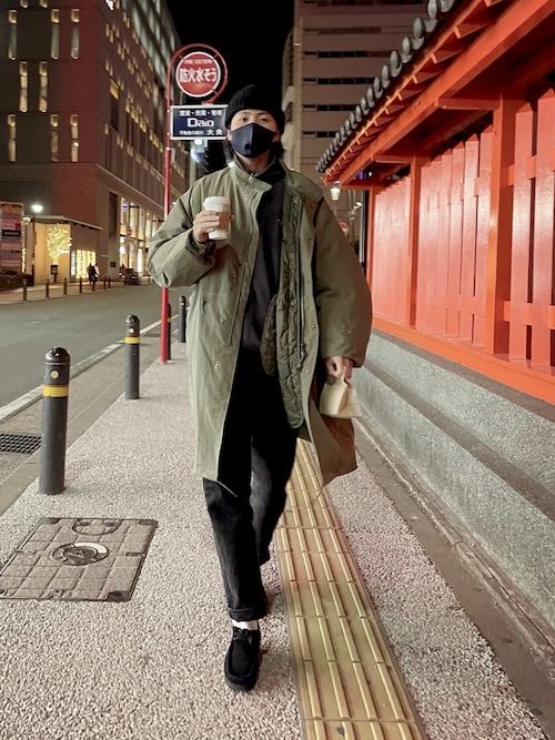 THE NORTH FACEのマウンテンパーカーを使った「モッズコート」の人気