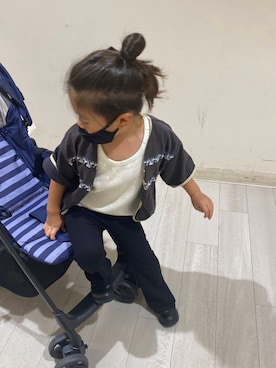 「5歳」｜「アイテム（ローファー）」を使った、babyakihoさん（レディース・154cm）の冬コーディネート