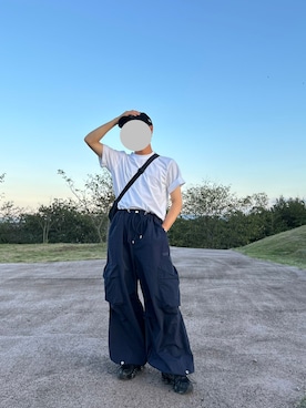 「アイテム（デジタル腕時計）」を使った、_eito_さん（メンズ・158cm）の秋コーディネート