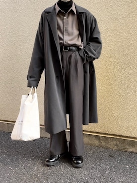 「158cm」｜「アイテム（ジャケット/アウター）」を使った、_eito_さん（メンズ・158cm）の秋コーディネート