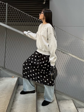 スダサチカさん（レディース・155cm）の冬コーディネート