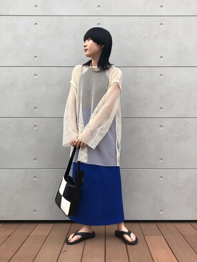 スダサチカさん（レディース・155cm）の夏コーディネート