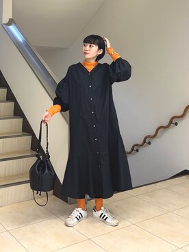 スダサチカさん（レディース・155cm）の冬コーディネート