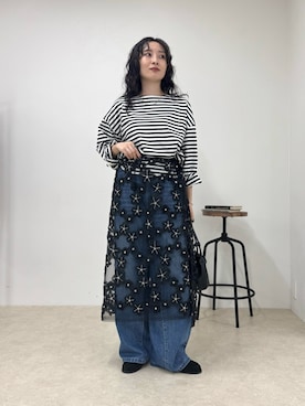 「アイテム（その他シューズ）」を使った、スダサチカさん（レディース・155cm・20代）の夏コーディネート