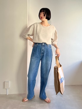 スダサチカさん（レディース・155cm）の春コーディネート