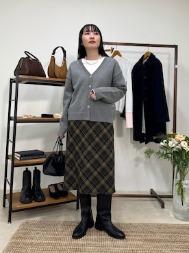 スダサチカさん（レディース・155cm）の冬コーディネート