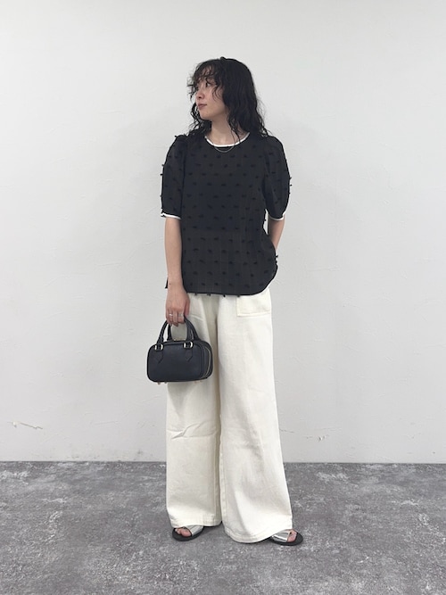 ブラウス シャツ シアージャガードパイピング半袖ブラウス レディース fredy emue ブラウス シャツ シアージャガードパイピング半袖