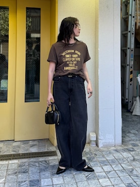 「アイテム（パンツ）」を使った、スダサチカさん（レディース・155cm・20代）の夏コーディネート