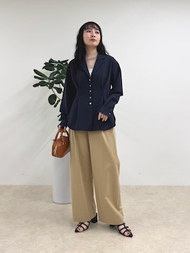 スダサチカさん（レディース・155cm）の春コーディネート