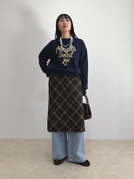 スダサチカさん（レディース・155cm）の冬コーディネート