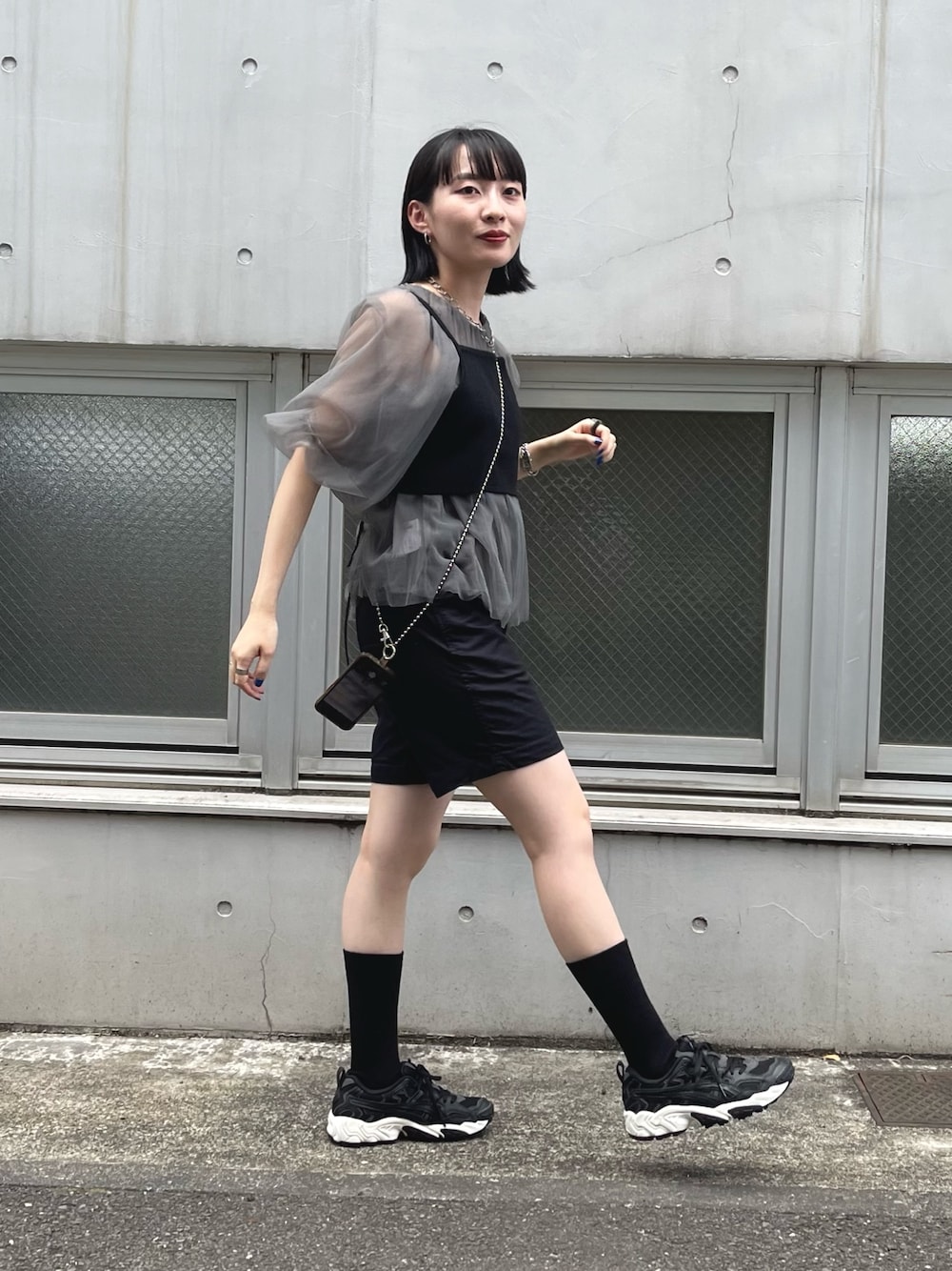 Sevenfairy❤QTUME❤クチューム❤シアブラウス❤38 fredy emue ブラウス シャツ シャイニーシアー2WAYギャザー