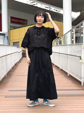 スダサチカさん（レディース・155cm）の春コーディネート