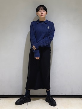 スダサチカさん（レディース・155cm）の冬コーディネート