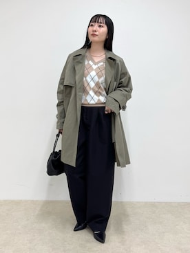 スダサチカさん（レディース・155cm）の冬コーディネート